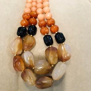 Chunky resin bead necklace